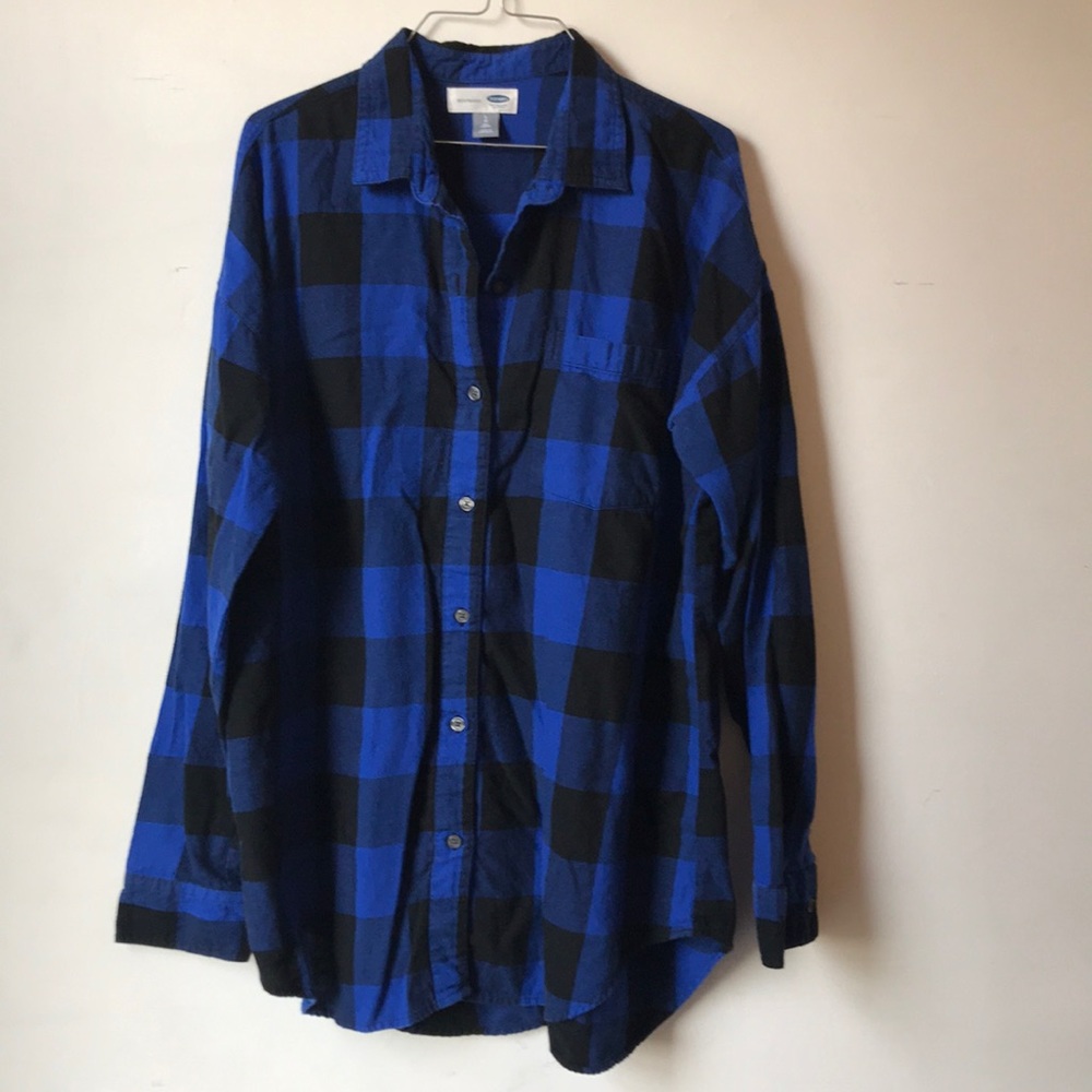 Old navy boyfriend flannel shirt (L tall)